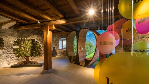 Der Turmraum im Südtiroler Obstbaumuseum in Niederlana © Südtiroler Obstbaumuseum