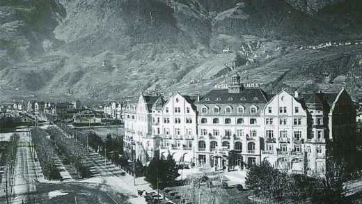 Historischer Standort der Stadtwerke Meran – Hotel Emma